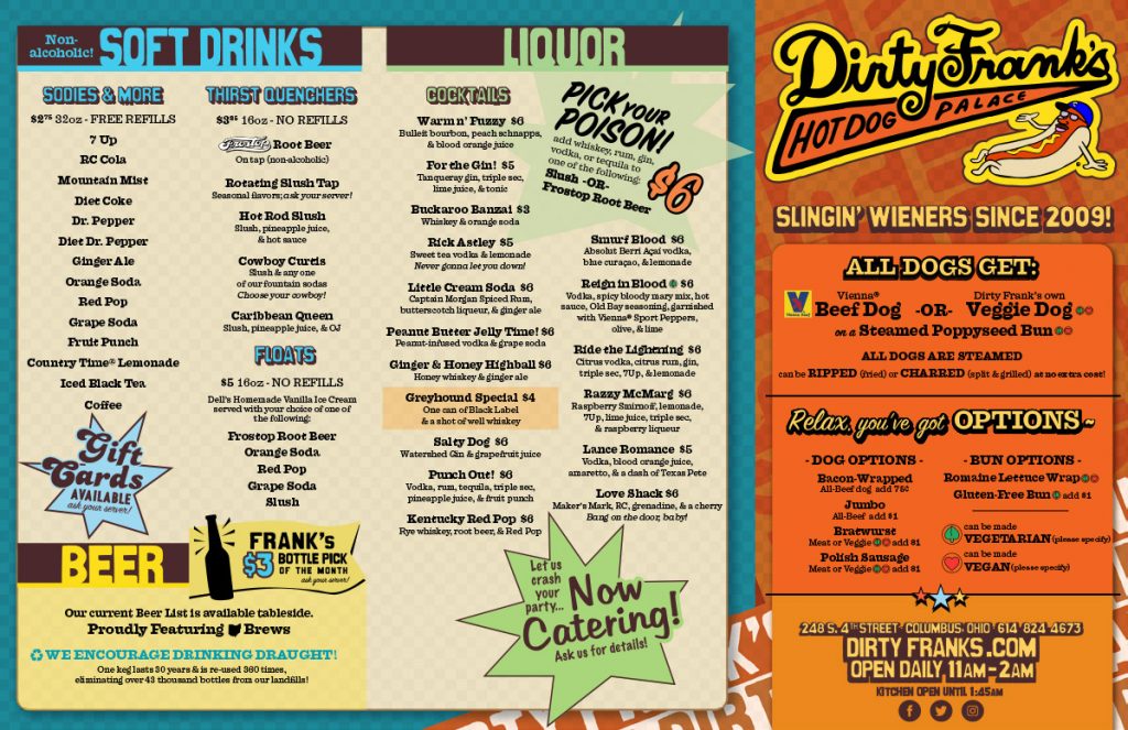 dirtyfrankshotdogpalacefullmenupage1 Dirty Frank's Hot Dog Palace